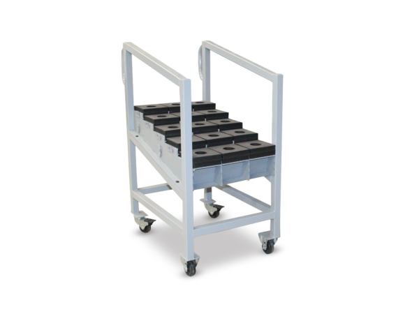Rack Metálico de PTR con Agarraderas Tubulares